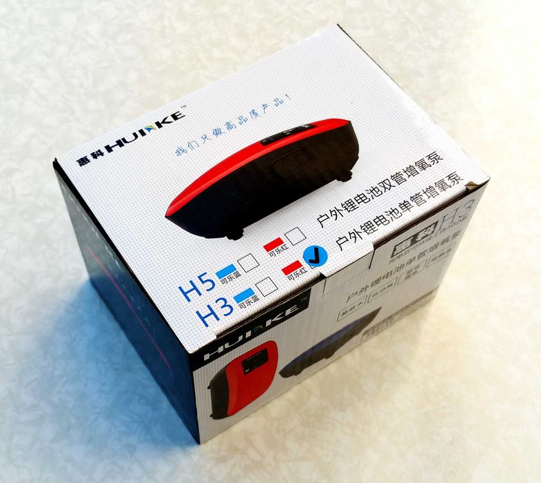 Акумулаторна помпа за рибки за стръв на 12V