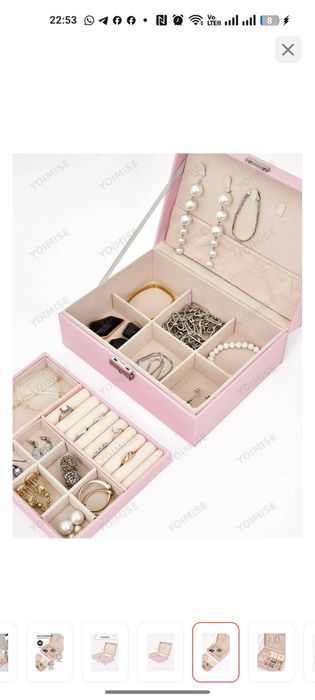 Шкатулка для украшении новая