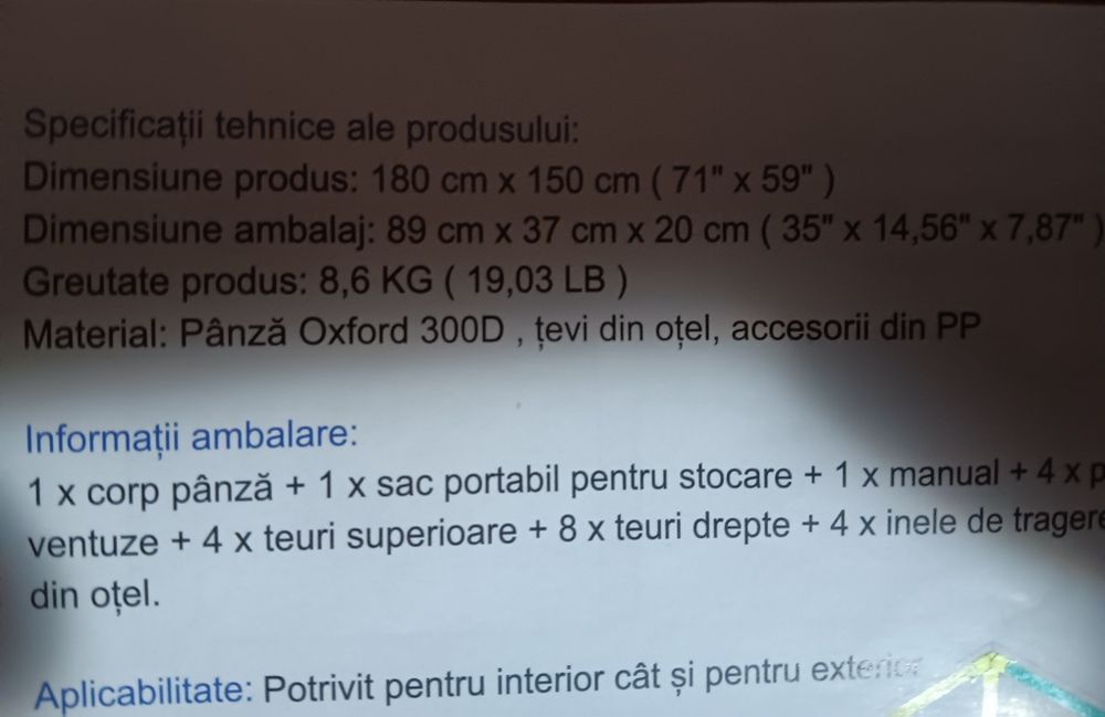 Tarc copii Pitikot + covoras