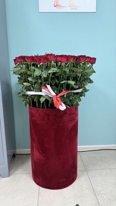 Цветы, роза, 101 шт