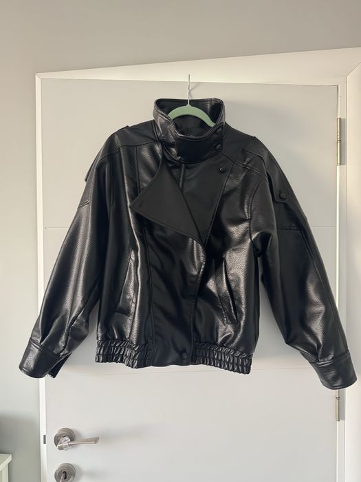 Кожено яке XS oversized