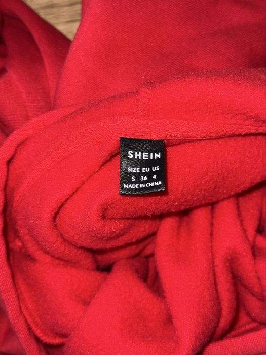 Суичърт с качулка shein