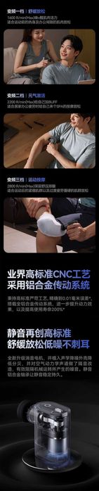 Yesido MG61 Мини Карманный Перкуссионный Массажёр Нового Поколения 5.0