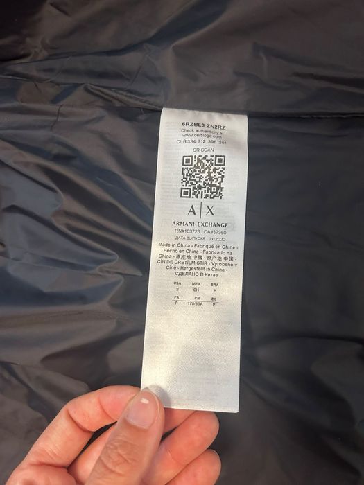 Geacă  barbati Armani Exchange, mărimea S .