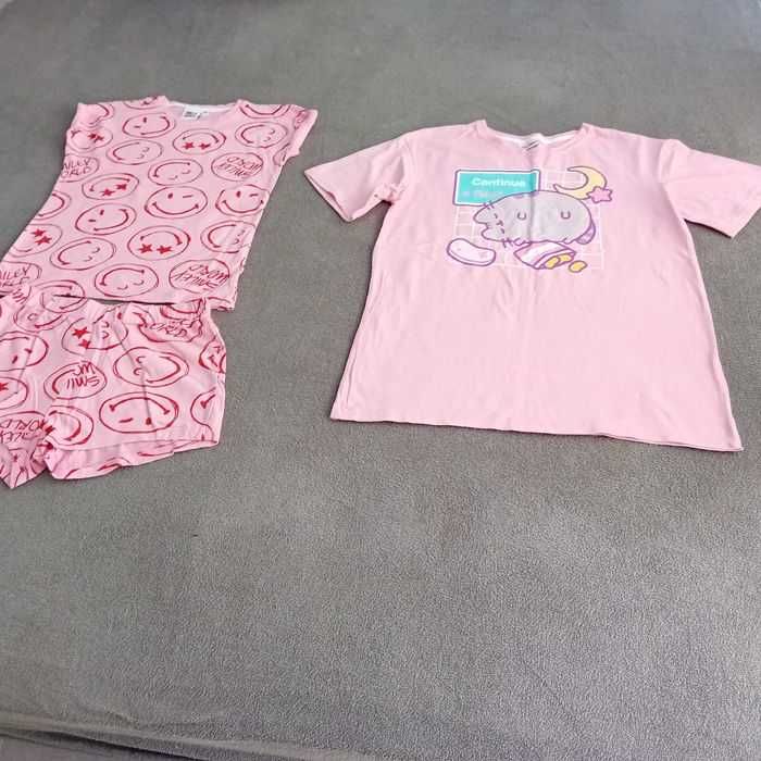 Set pijama de vara Pusheen / Smiley 134/140