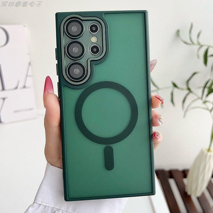 Матов magsafe кейс за samsung galaxy s23 ultra - различни цветове