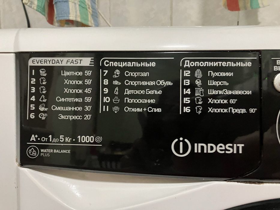 Стиральная машина Indesit