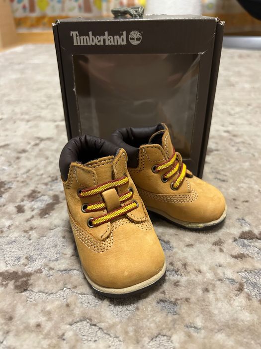 Ghete din piele Timberland pentru bebeluși