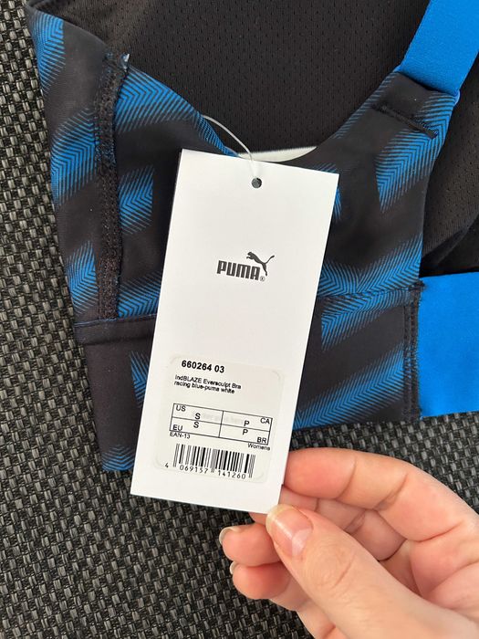 Bustiera sport/fitness Puma IndividualBlaze Eversculpt Racer Blue NOUA