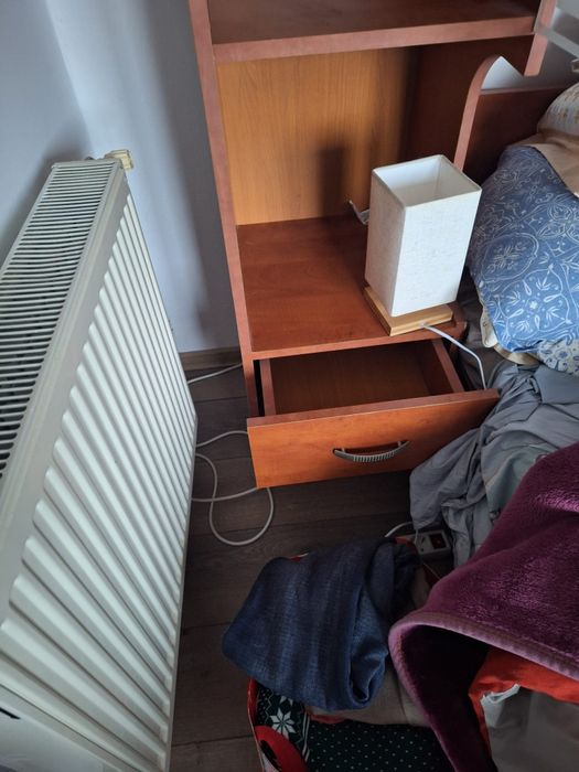 Cadru pat dulap si saltea