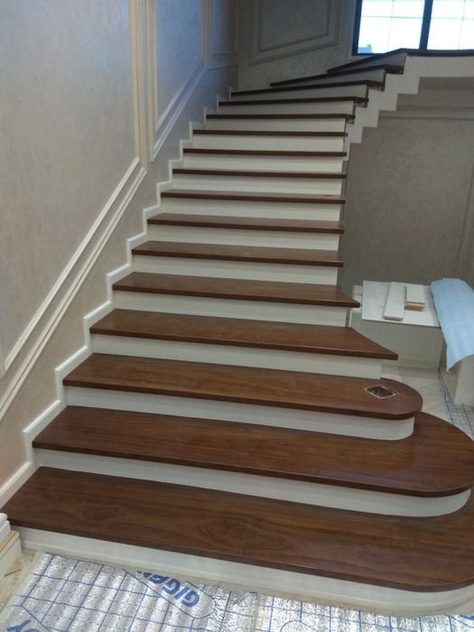 Yog’och va MDF zina yasaymiz o’rnatamiz.  Профессиональная установка