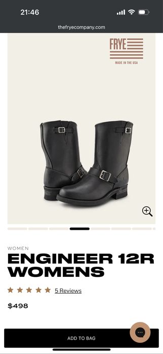 Ботуши FRYE Made in USA 37 номер 40 €