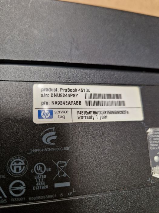 Laptop HP ProBook 4510s pt piese