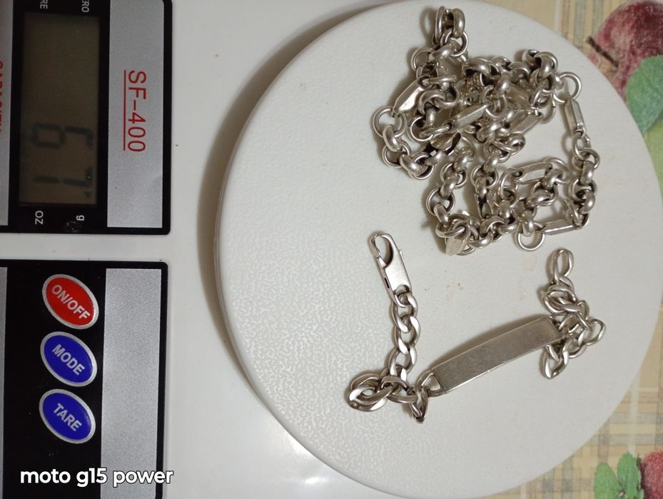 Lanț + brățară de argint 925