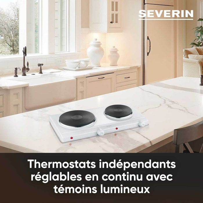 Двоен електрически котлон Severin DK 1042 бързо затопляне 2500W, 3,9кг