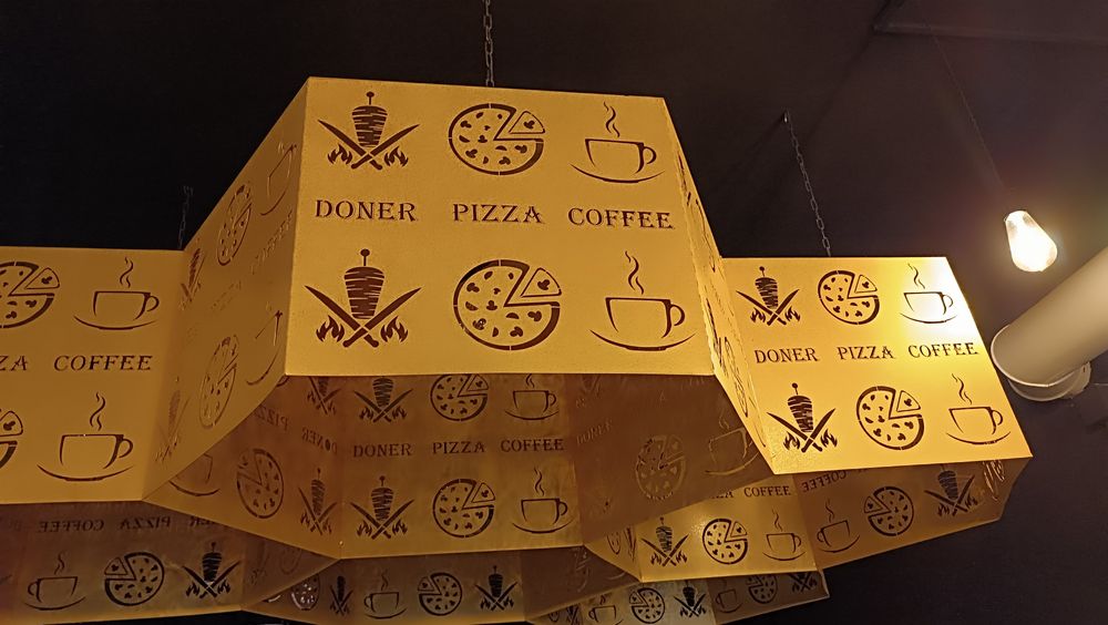 Люстра Донер Пицца Кофе