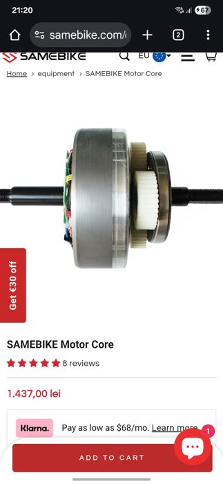 Miez Motor Bicicleta electrica