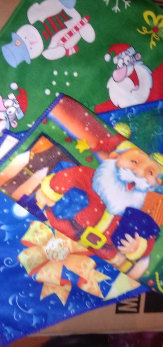 Полотенца, подарочные Новогодние прихватки Турция  смф.1-6