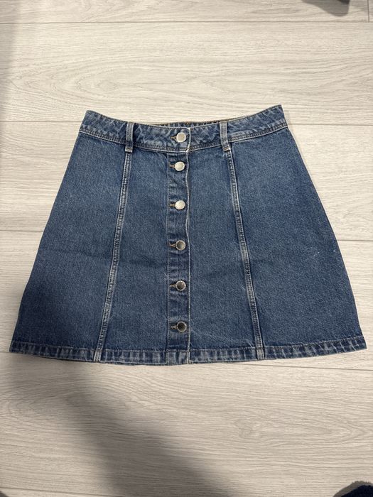 H&M дънкова къса пола