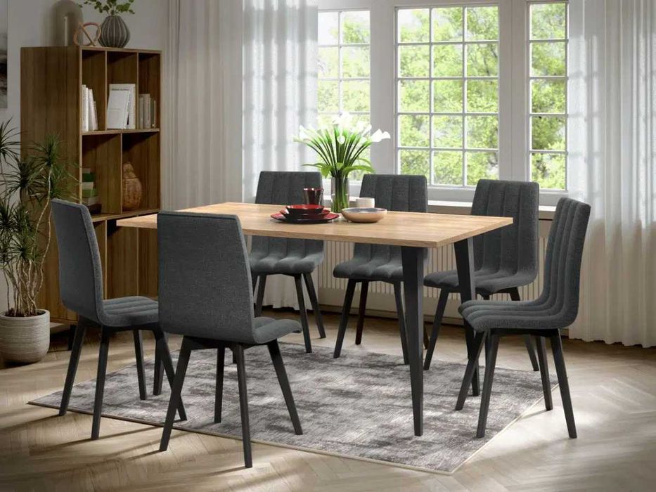 Scaun Karma Tapitat Gri - Transport in 4-10 zile