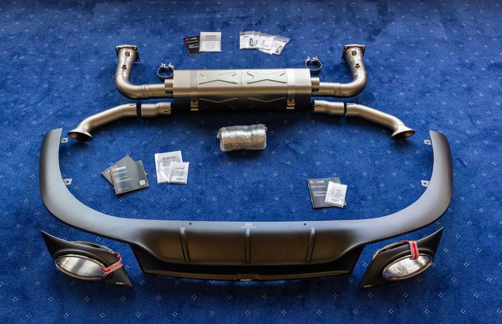 Akrapovic Porsche 911 Turbo S 991.1 Titanium Slip-On Line full exhaust