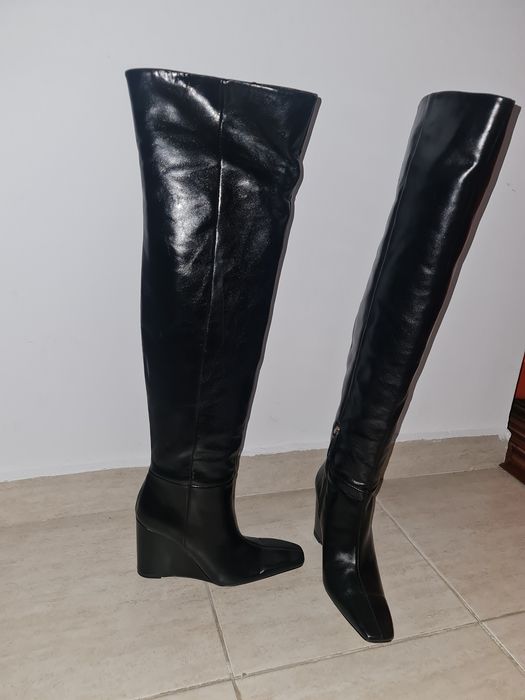 Cizme Peste Genunchi Dama Zara