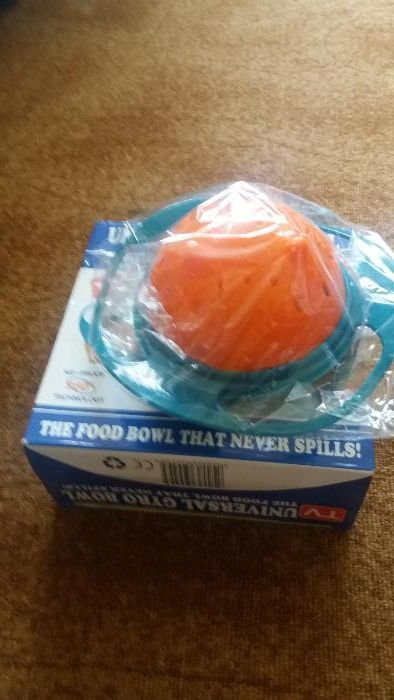 Неразливаща купичка за хранене