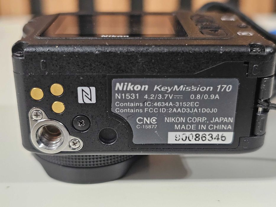 Rar Camera de actiune Nikon KeyMission 170 4K Bluetooth Wifi NFC