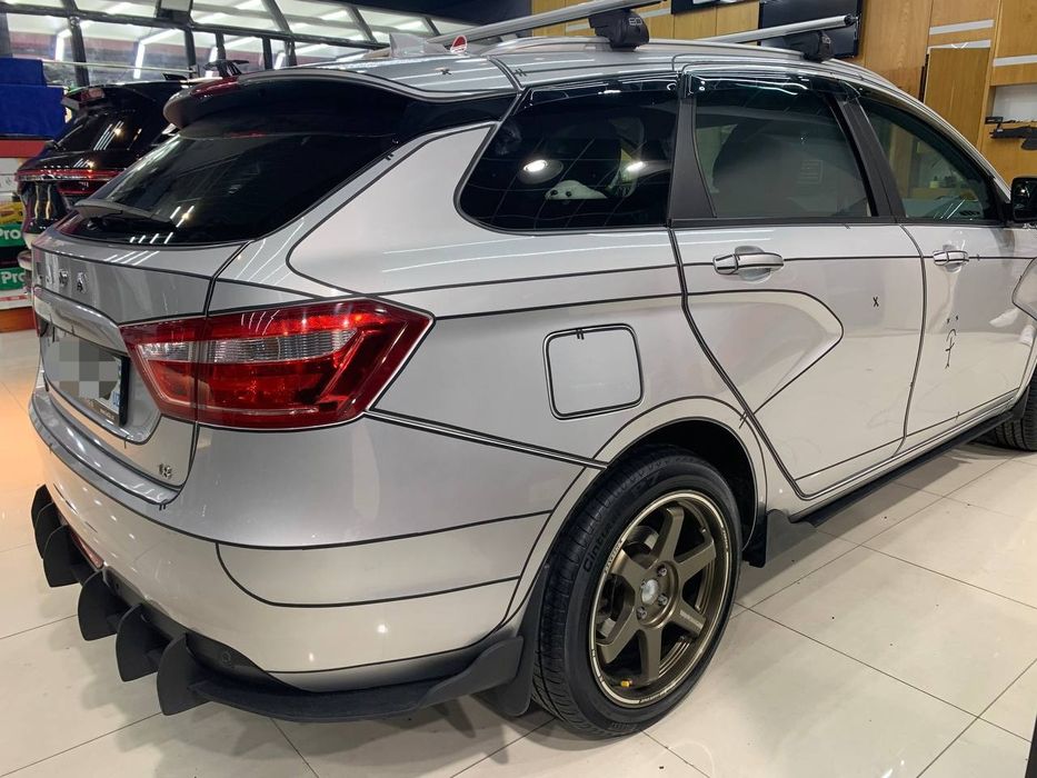 Lada Vesta tuning. Сплитеры Обвес для Лады Vesta