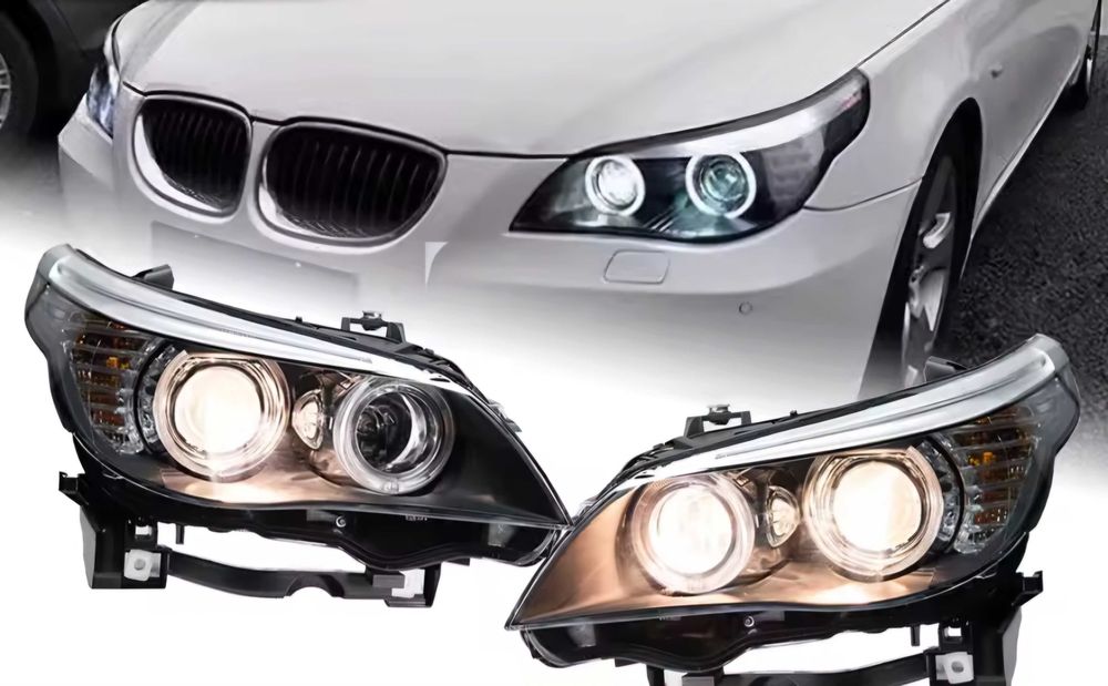 ЛЕД Фарове за BMW E60 E61 facelift БМВ 2003-2010Г LED diodni farove