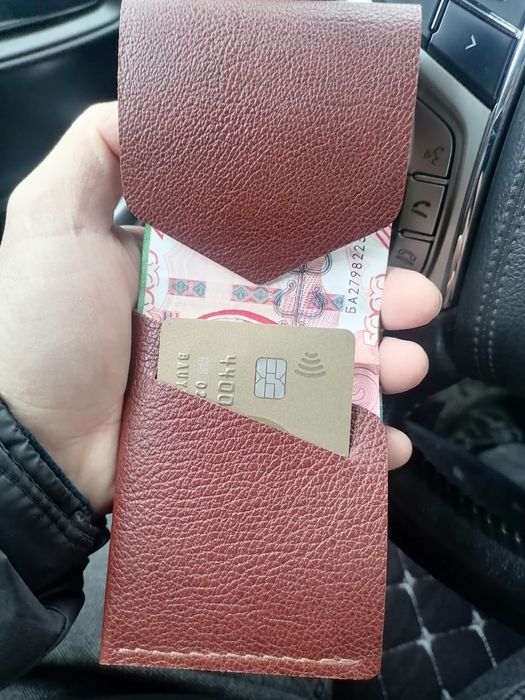 Кожаный портмоне американский