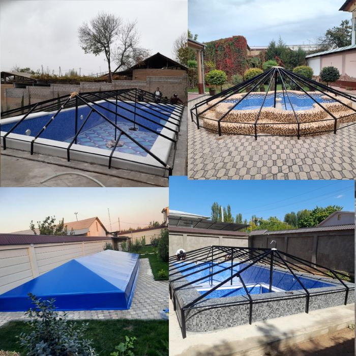 Банер  тент  навес  и  бассенларни  нолдан  установка киламиз