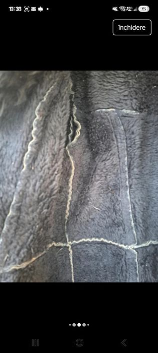 Cojoc damă din blană naturală + cizme damă  piele naturală, Vera Pelle