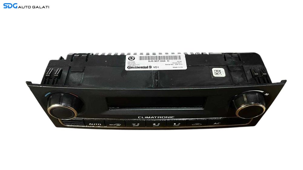 Panou Modul Unitate Comanda AC Aer Conditionat Clima Climatronic Skoda Fabia 2 2007 - 2015 Cod 5J0907044C [LC0659]
