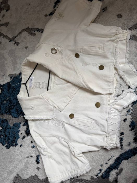 Джинсовка с короткими рукавами