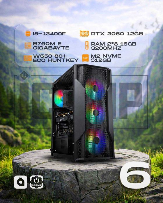 “TitanForce 3060” sistem bloki/Системный блок “TitanForce 3060”