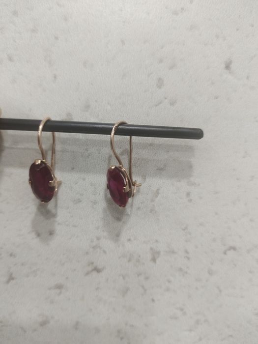 Серьги, советские, 585