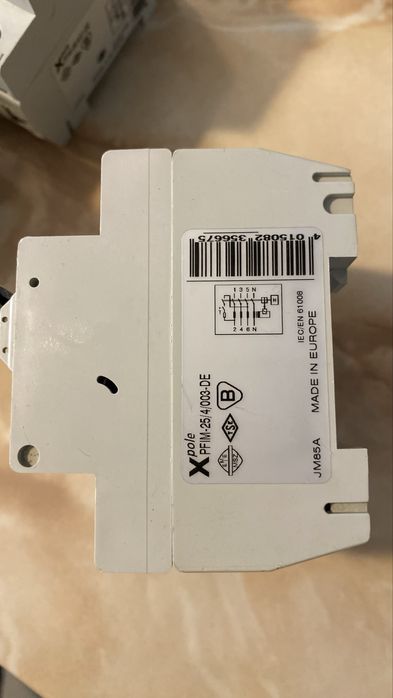 Intrerupatoare automate diferentiale 4p/25a