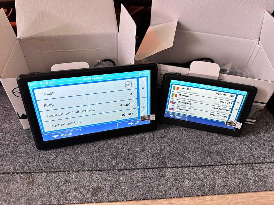 GPS TIR/Camion iGO Primo 2026 Full Europa , 7” ,Harti Noi