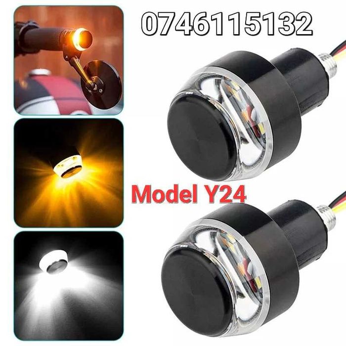 Capete ghidon-Semnalizari ghidon-end bar-Semnalizare led pozitie-Y24