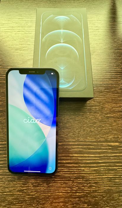 Apple iPhone 12 Pro, 128GB, Pacific Blue, отключен, много запазен !