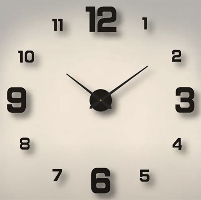 Настенные 3Д часы. Оригинал