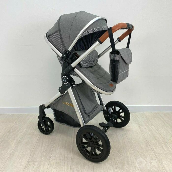 Продается Коляска Luxmom HGv9 серая 3 в 1 (б/у)