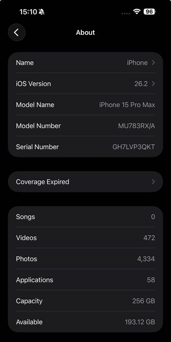 Iphone 15 pro max white titanium 256gb eu