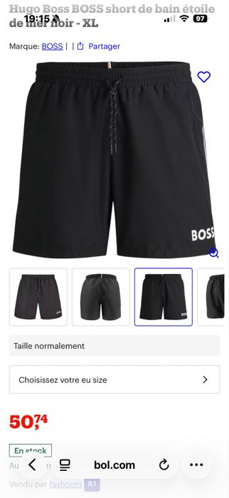 Pantaloni scurti boss barbari marimea L