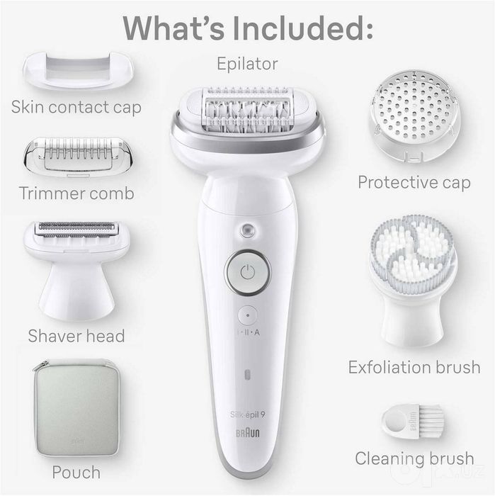 Эпилятор Braun, 40 пинцетов, влажное и сухое использование