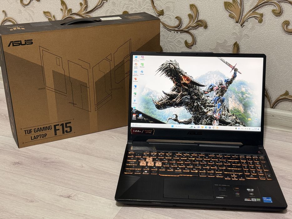 RTX3050|i5-11|16RAM|512SSD M2 Asus Tug Gaming F15 в отличном состояний