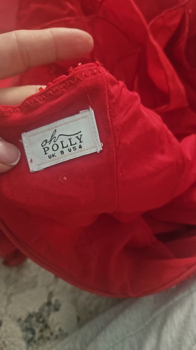 Выпускное красное платье