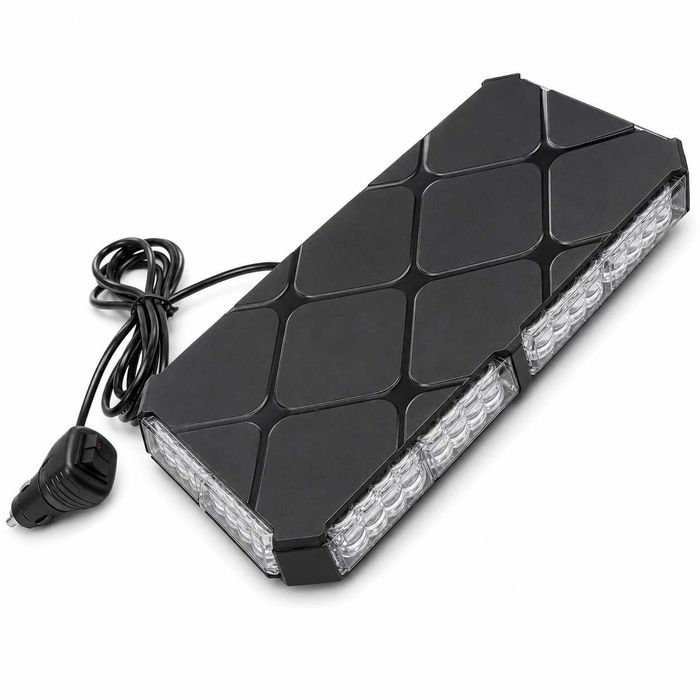 СУПЕР ЯРЪК LED МАЯК PG581 12V – Мощна Сигнална Лампа за Кола, Бус, Камион и Пътна Помощ!