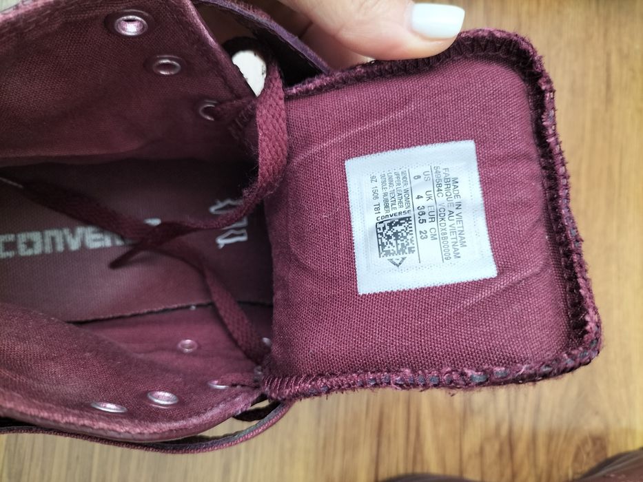 Ghete Converse piele 36.5